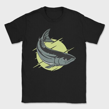 Fish Atlantic Salmon, Tricou Barbati (Unisex)