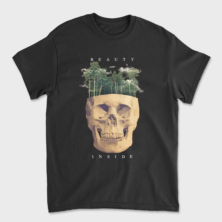 Beauty Inside, Tricou Barbati (Unisex)