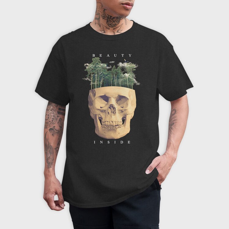 Beauty Inside, Tricou Barbati (Unisex)