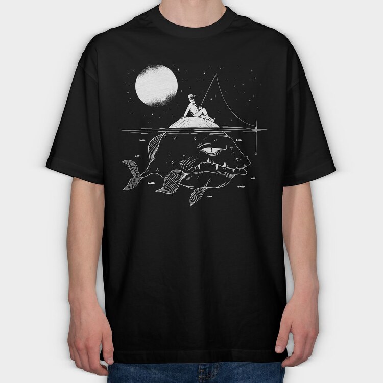 Gigant Fish, Tricou Oversize Barbati (Unisex)