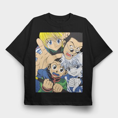 Hunter X Hunter 1, Tricou Oversize Barbati (Unisex)