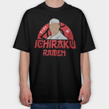 Ichiraku Ramen, Tricou Oversize Barbati (Unisex)