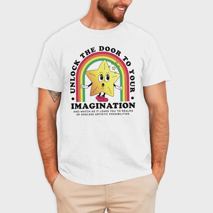 Unlock Thee Door to Your Imagination, Tricou Barbati (Unisex)