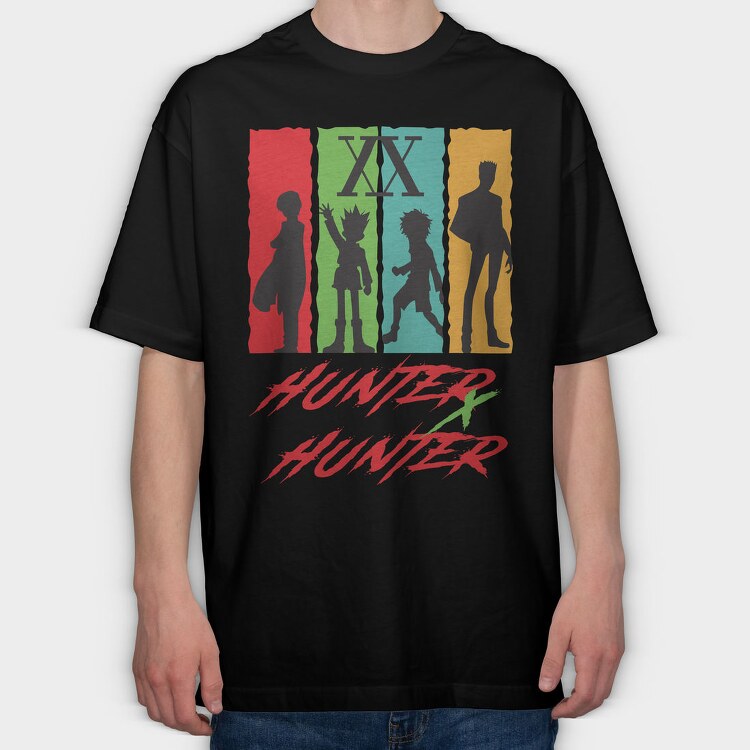 Hunter X Hunter 5, Tricou Oversize Barbati (Unisex)