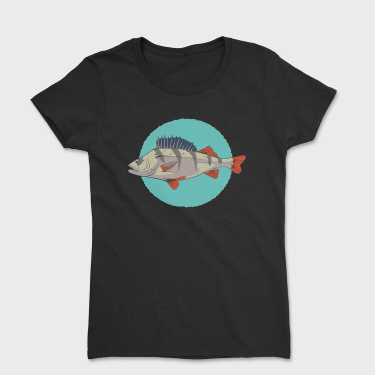 Flussbarsch Fish, Tricou Femei