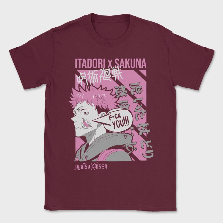 Itadori X Sukuna, Tricou Barbati (Unisex)