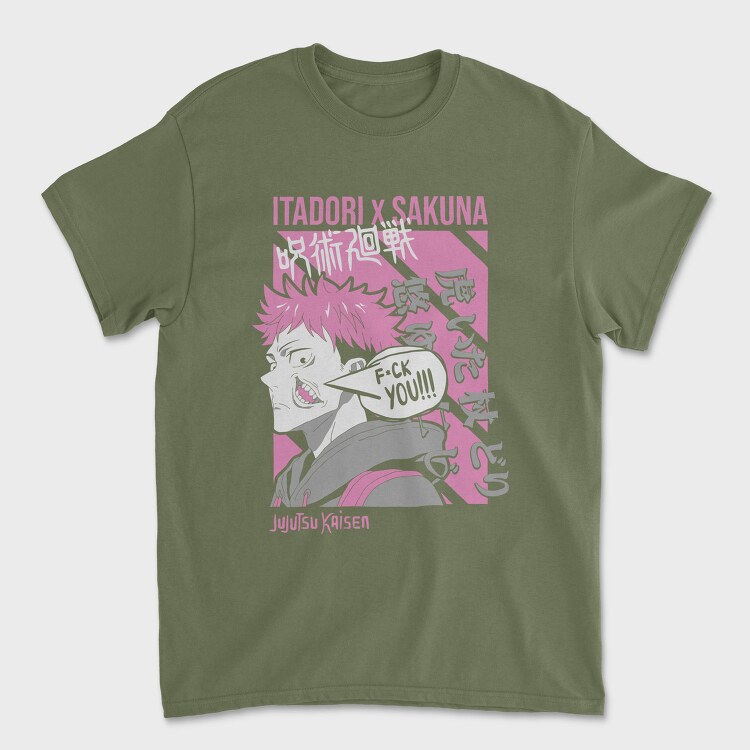 Itadori X Sukuna, Tricou Barbati (Unisex)