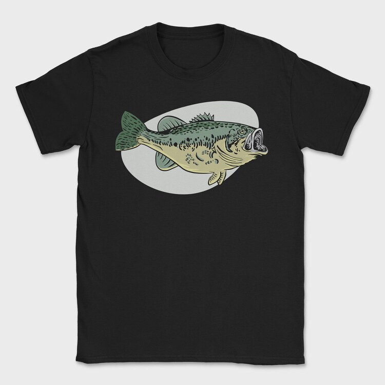 Bass Fish, Tricou Barbati (Unisex)
