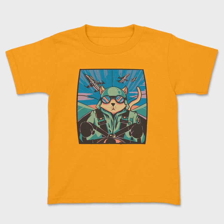 Airplane Cat, Tricou Copii