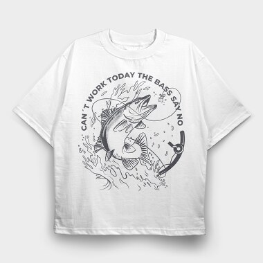 Can't Work Today, Tricou Oversize Barbati (Unisex)