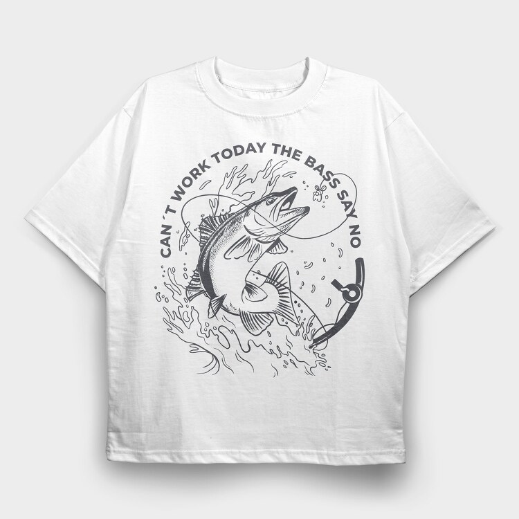 Can't Work Today, Tricou Oversize Barbati (Unisex)
