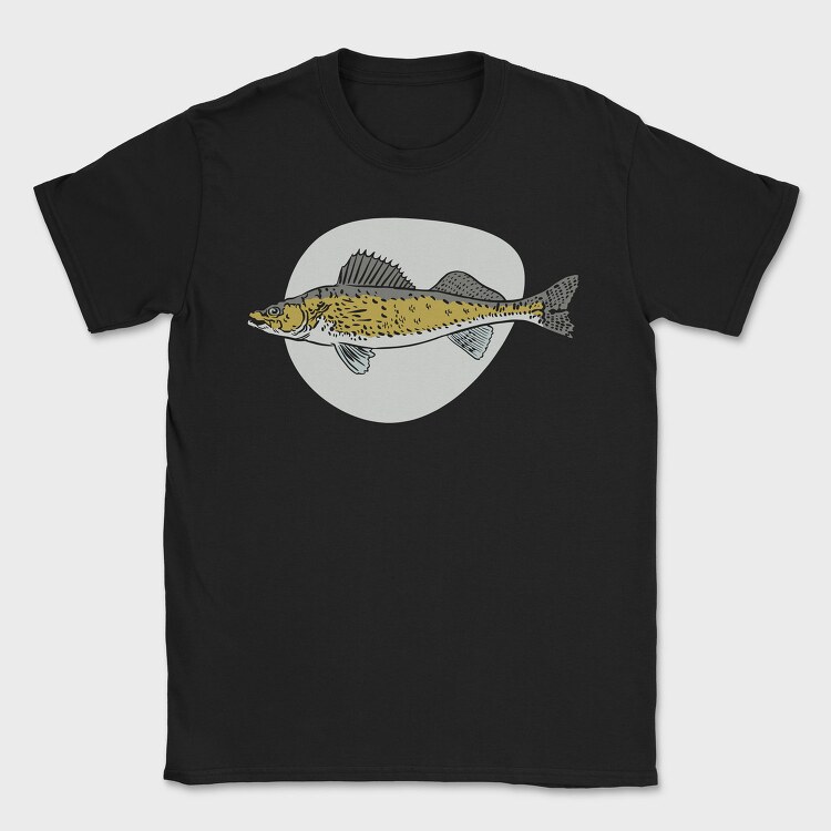 Walleye Fish, Tricou Barbati (Unisex)