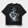 Megalodon Chase, Tricou Oversize Barbati (Unisex)