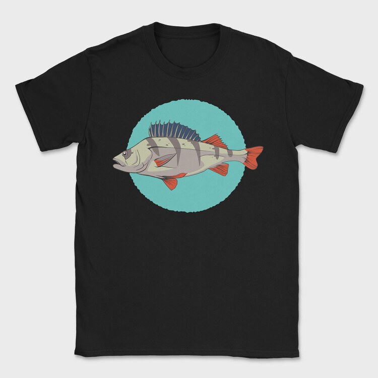 Flussbarsch Fish, Tricou Barbati (Unisex)