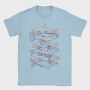 Fish Set Color, Tricou Barbati (Unisex)