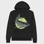 Fish Atlantic Salmon, Hanorac Oversize Barbati (Unisex)