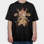 Cute Cottagecore Girl, Tricou Oversize Barbati (Unisex)