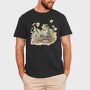Frog Reading Watercolor, Tricou Barbati (Unisex)