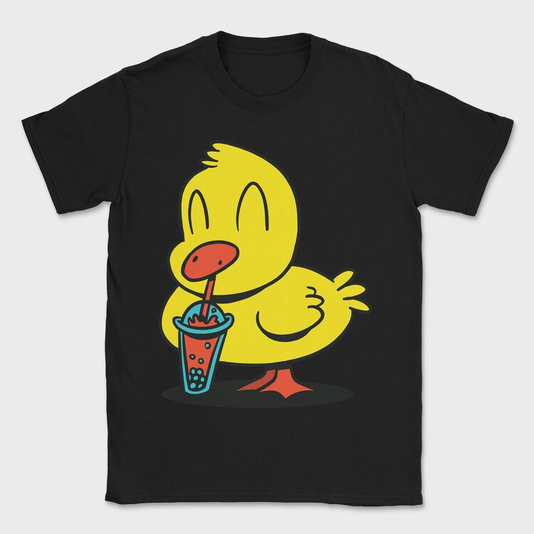 Duck Bubble Tea, Tricou Barbati (Unisex)