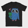 Crazy Owl Gun, Tricou Barbati (Unisex)
