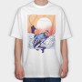 Fisherman Fish, Tricou Oversize Barbati (Unisex)