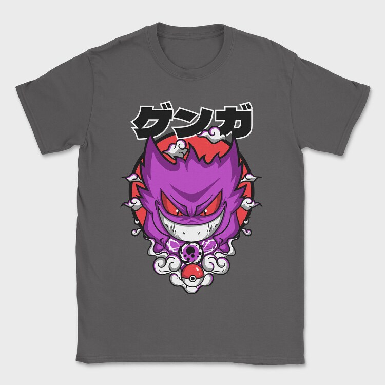 Menacing Gengar Pokemon, Tricou Barbati (Unisex)