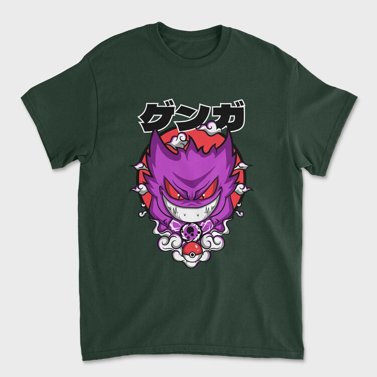 Menacing Gengar Pokemon, Tricou Barbati (Unisex)