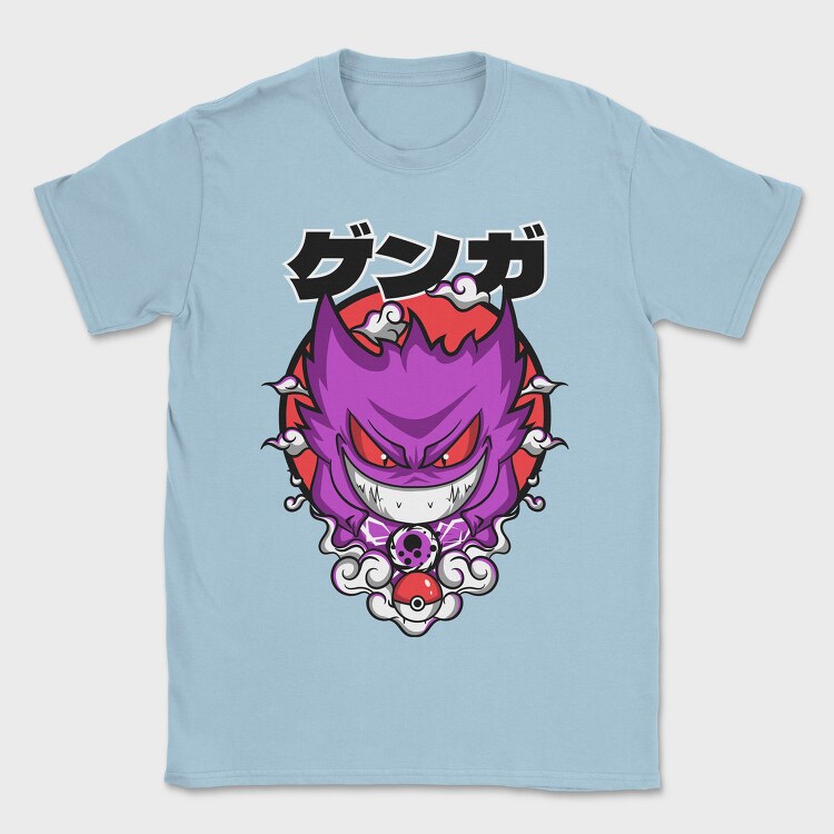 Menacing Gengar Pokemon, Tricou Barbati (Unisex)