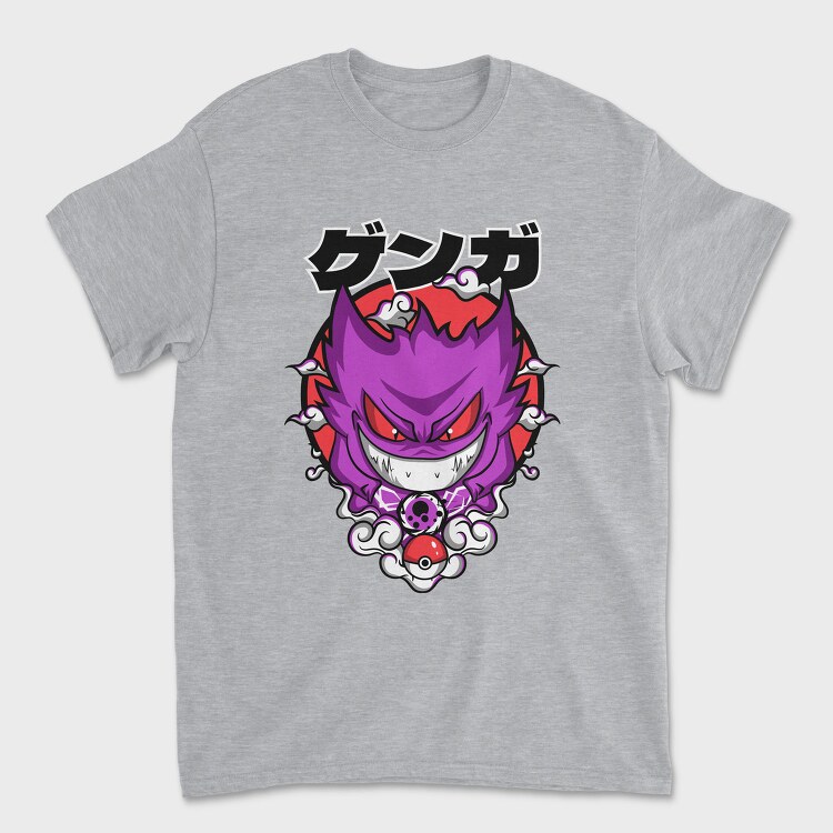 Menacing Gengar Pokemon, Tricou Barbati (Unisex)