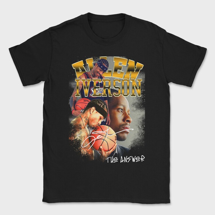 Allen Iverson Nba, Tricou Barbati (Unisex)