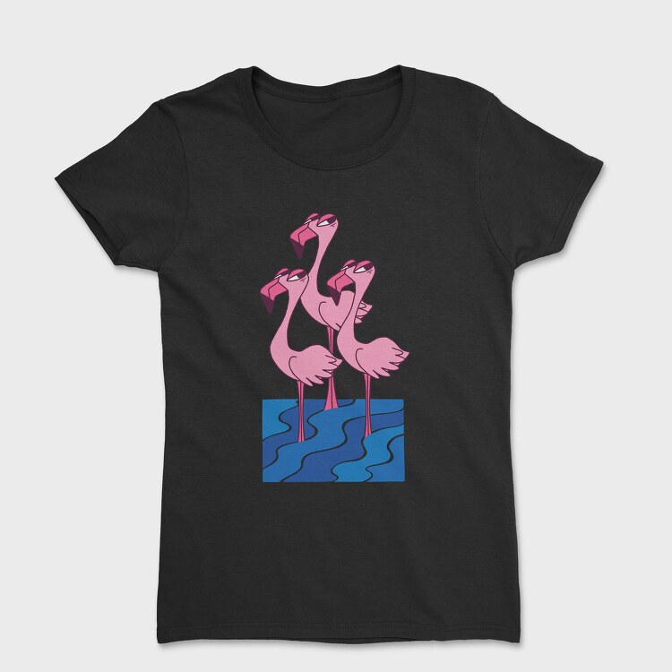 Flamingo Trio, Tricou Femei