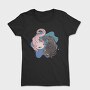 Axolotl Black And Pink, Tricou Femei