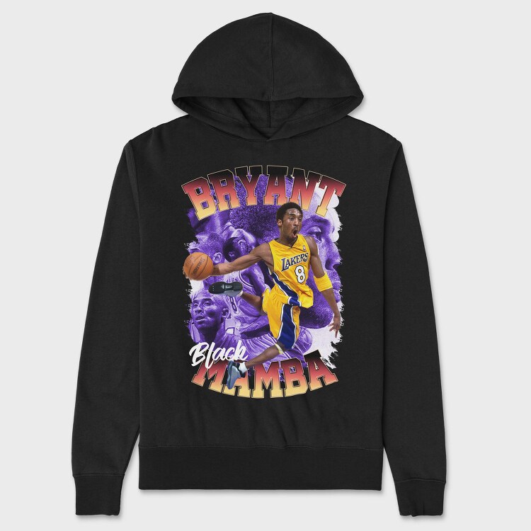Bryant Mamba Lakers, Hanorac Oversize Barbati (Unisex)