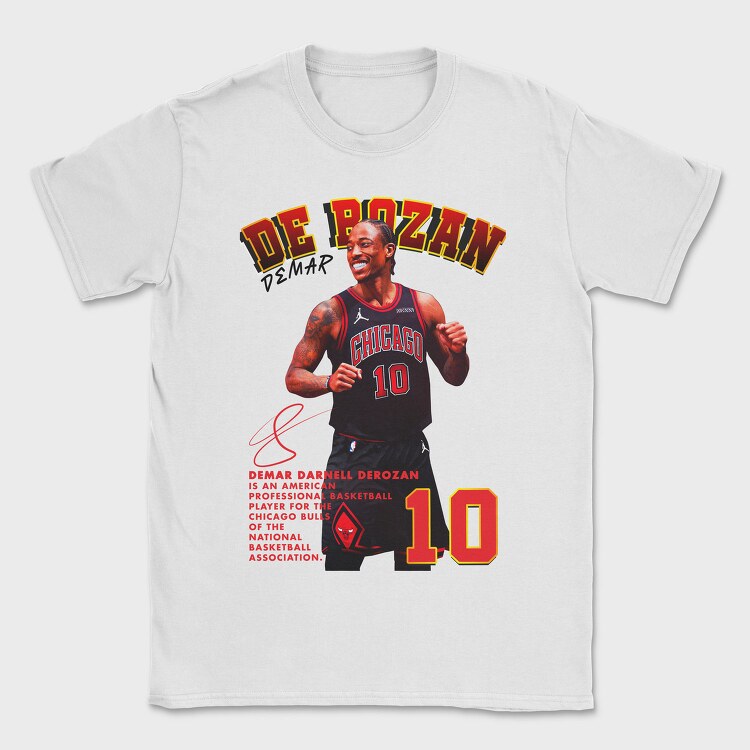 Demar Derozan 10, Tricou Barbati (Unisex)