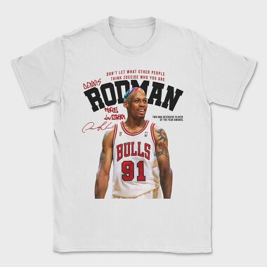 Dennis Rodman Bulls, Tricou Barbati (Unisex)