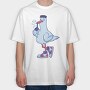 Cool Gull, Tricou Oversize Barbati (Unisex)