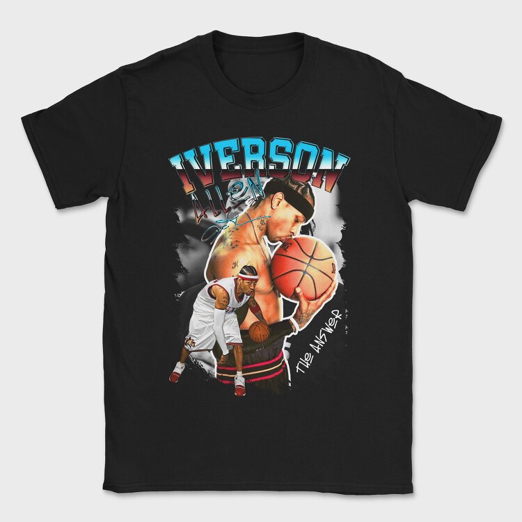 Iverson Nba Legend, Tricou Barbati (Unisex)