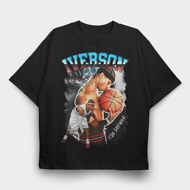 Iverson Nba Legend, Tricou Oversize Barbati (Unisex)