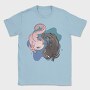 Axolotl Black And Pink, Tricou Barbati (Unisex)