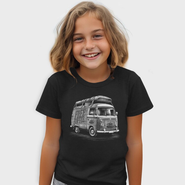 Van Free Coffee, Tricou Copii