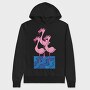 Flamingo Trio, Hanorac Oversize Barbati (Unisex)