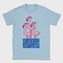 Flamingo Trio, Tricou Barbati (Unisex)