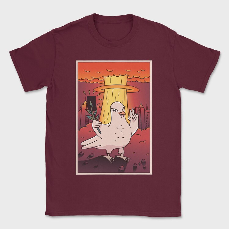 Atomic Dove, Tricou Barbati (Unisex)