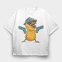 Chicken Guns, Tricou Oversize Barbati (Unisex)