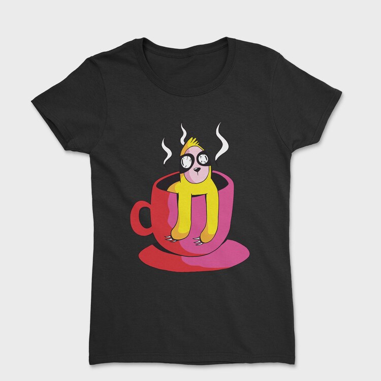 Sloth On Coffee, Tricou Femei
