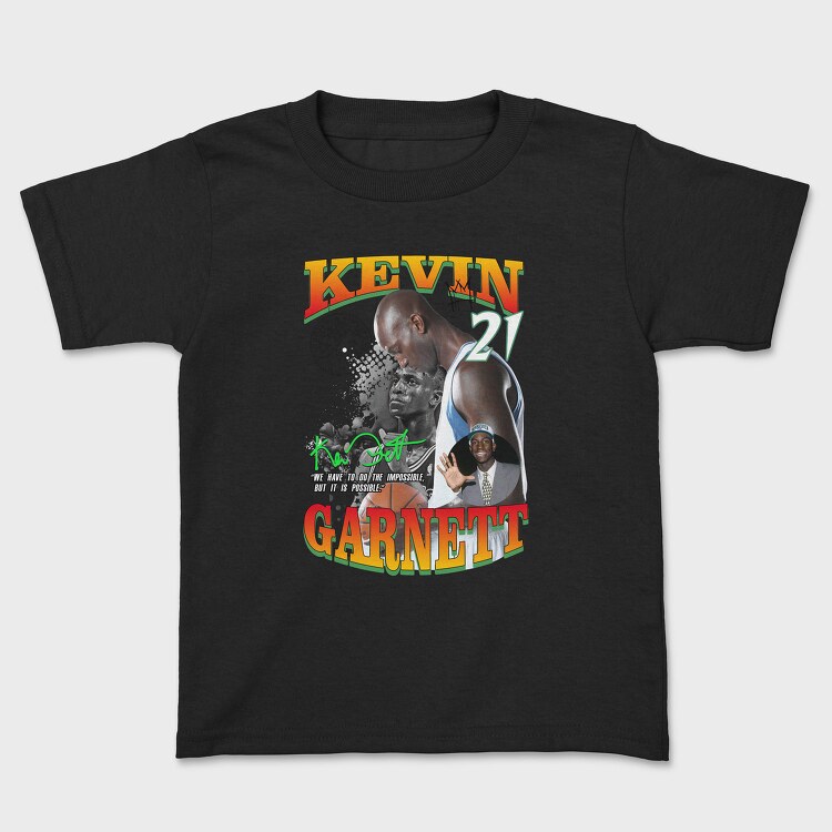 Kevin Garnett Tribute, Tricou Copii