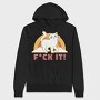 Fuck It Cat, Hanorac Oversize Barbati (Unisex)
