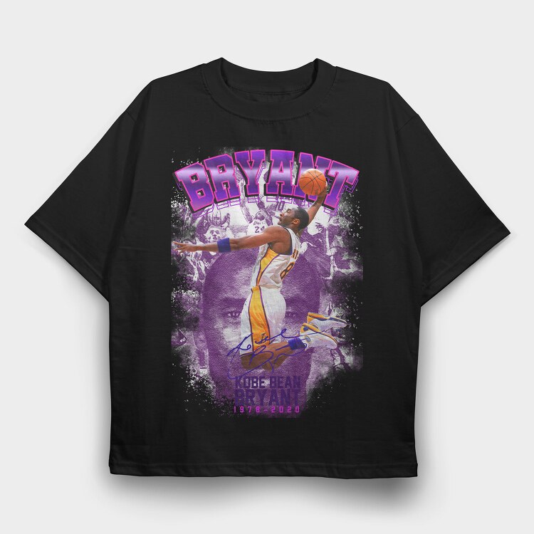 Kobe Bryant Dunk Splash, Tricou Oversize Barbati (Unisex)
