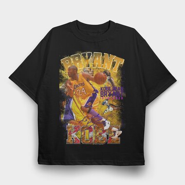 Kobe Bryant Jumpshot, Tricou Oversize Barbati (Unisex)