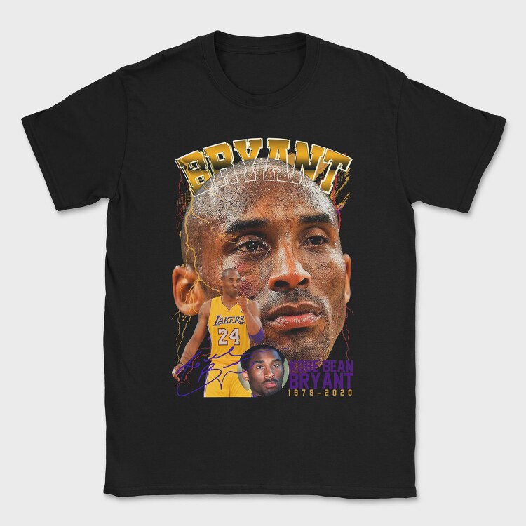 Kobe Bryant Lakers 24, Tricou Barbati (Unisex)